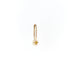 Citrine Dot Pendant Charm in Yellow Gold